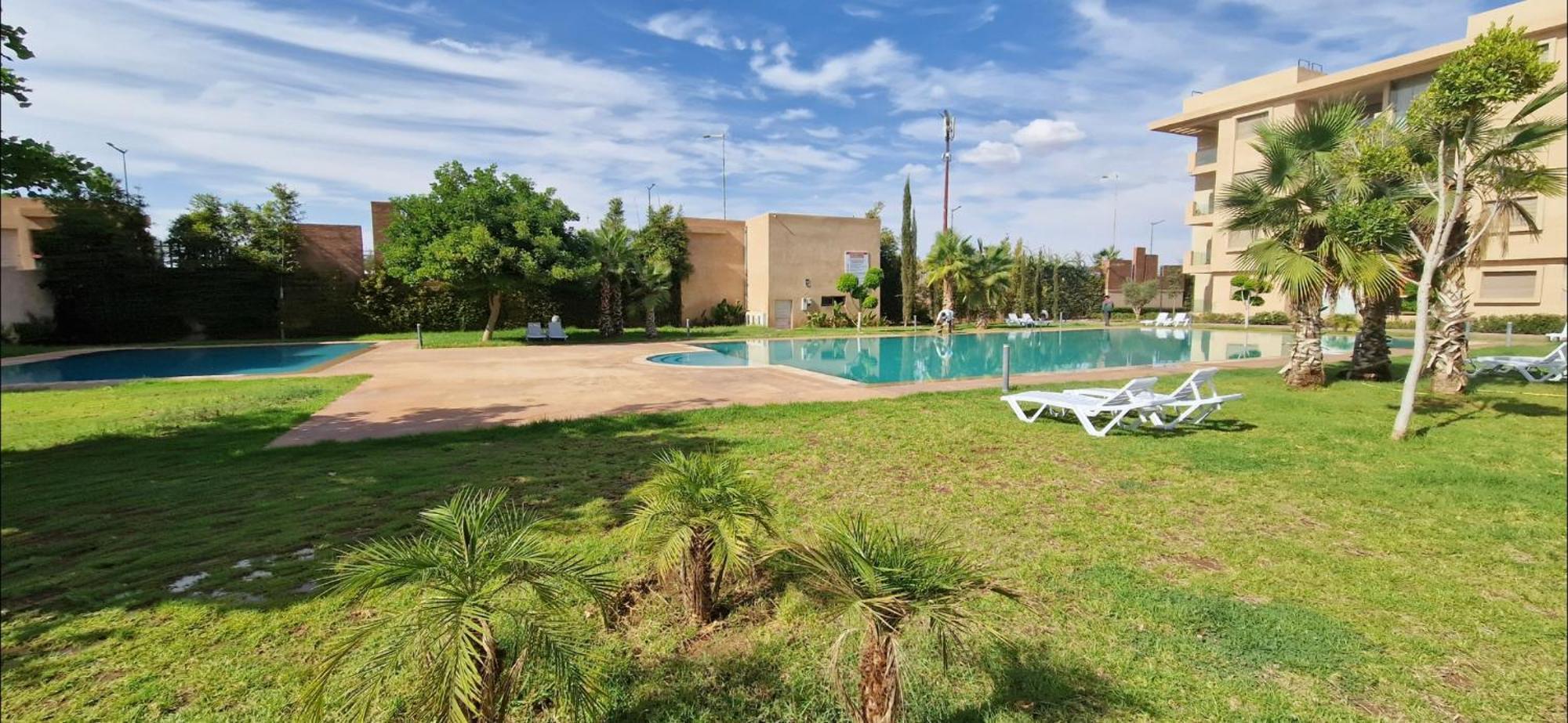 Cosy Appart Avec 2 Piscines, 2 Ch, 2 Sdb Marrakech Marrakesh Bagian luar foto